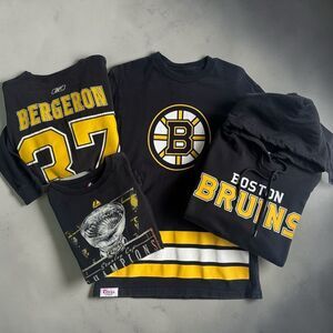 Boston Bruins Men's Long/Short Sleeve T-Shirt Sweatshirt Bergeron Lot Size S &M